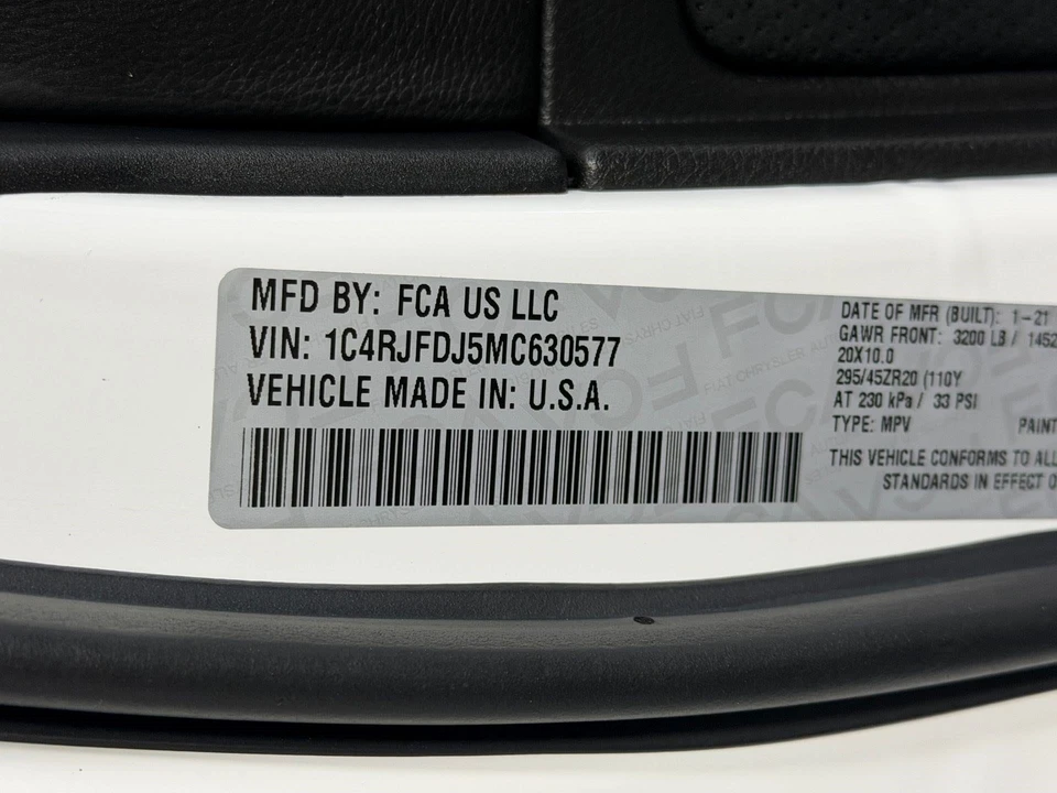 2021 Jeep WK2 Grand Cherokee SRT - Image 26 of 31
