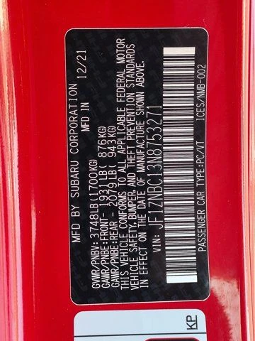 2022 Toyota GR86 2nd Gen - Image 25 of 25