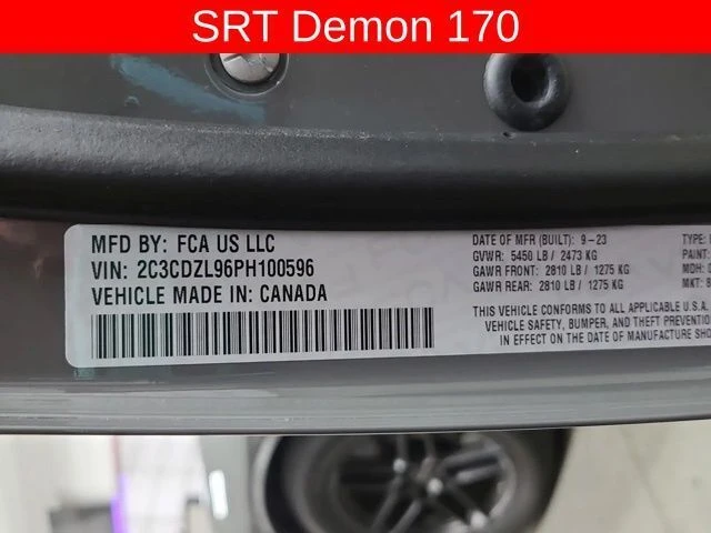 2023 Dodge Challenger SRT Hellcat 3rd Gen - Image 20 of 29