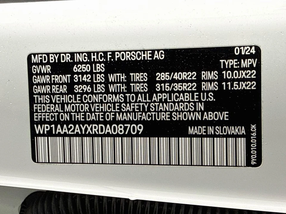 2024 Porsche 9Y0/9Y3 Cayenne - Image 12 of 12