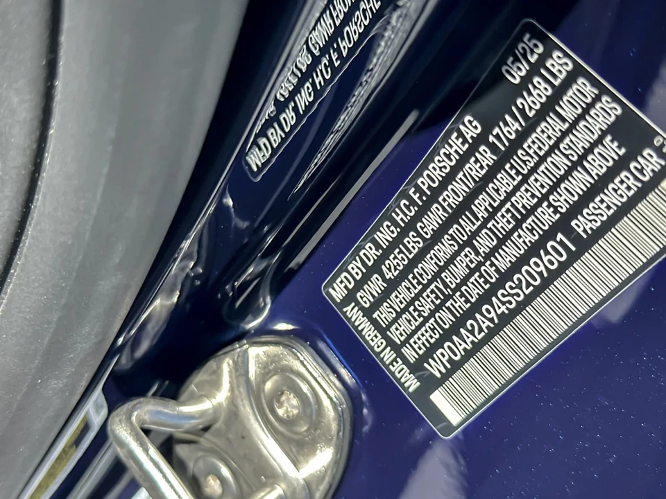 2025 Porsche 992 Carrera T - Image 28 of 28