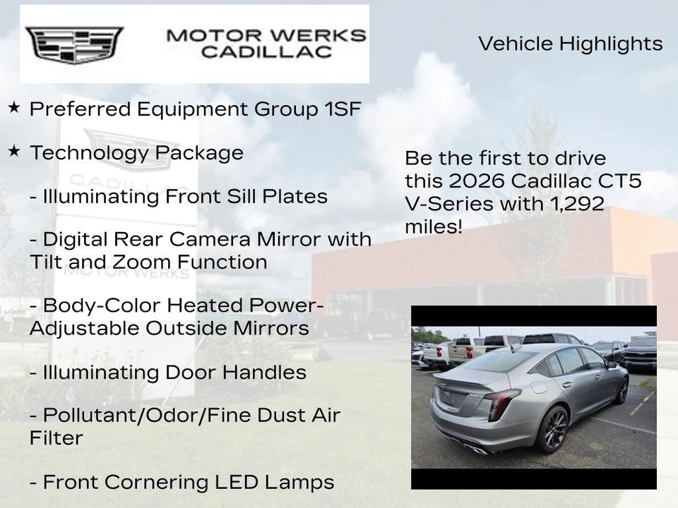 2026 Cadillac CT5-V - Image 7 of 11