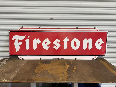 Firestone Vintage Porcelain Style Sign