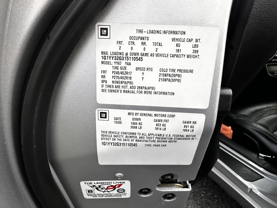 2001 Chevrolet Corvette C5 - Image 11 of 11