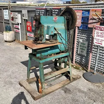 Whitney-Jensen Model 130 10 Ton Belt Driven Electric Punch Press