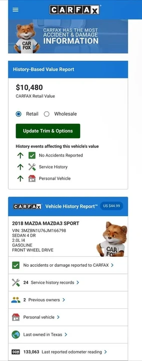 2018 Mazda Mazda 3 3rd Gen - Image 7 of 7