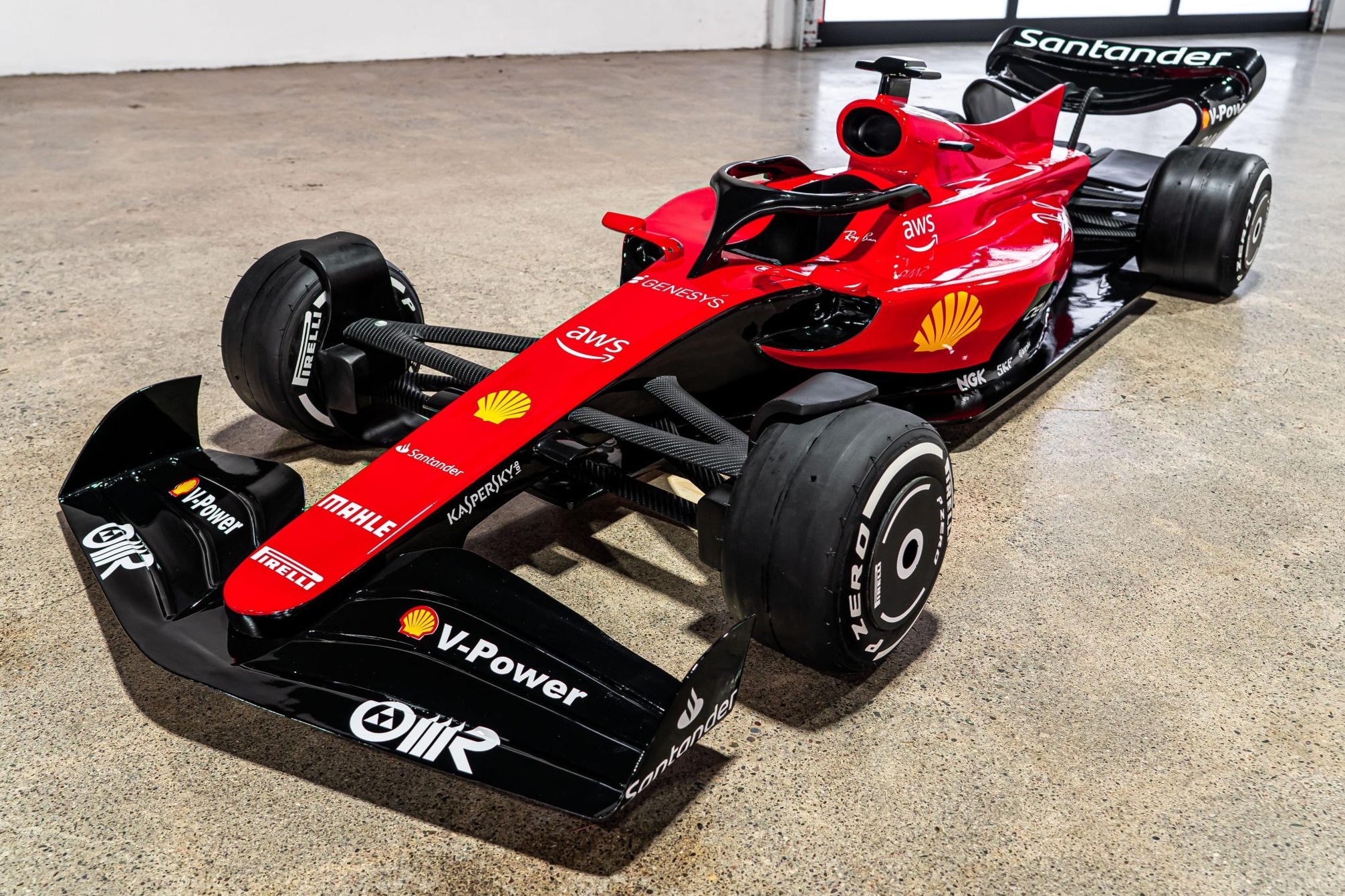 Half-Scale Ferrari Formula One Car Display Model