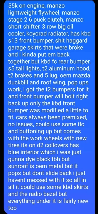 1988 Mazda RX-7 FC - Image 3 of 3